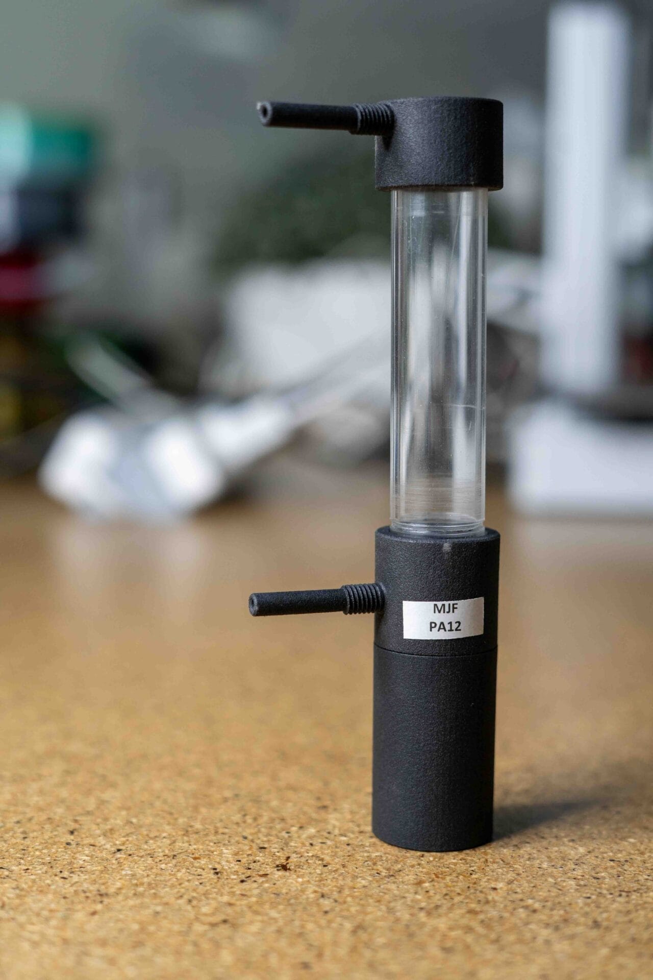 MJF PA12 Black nylon 3d Printed assembly