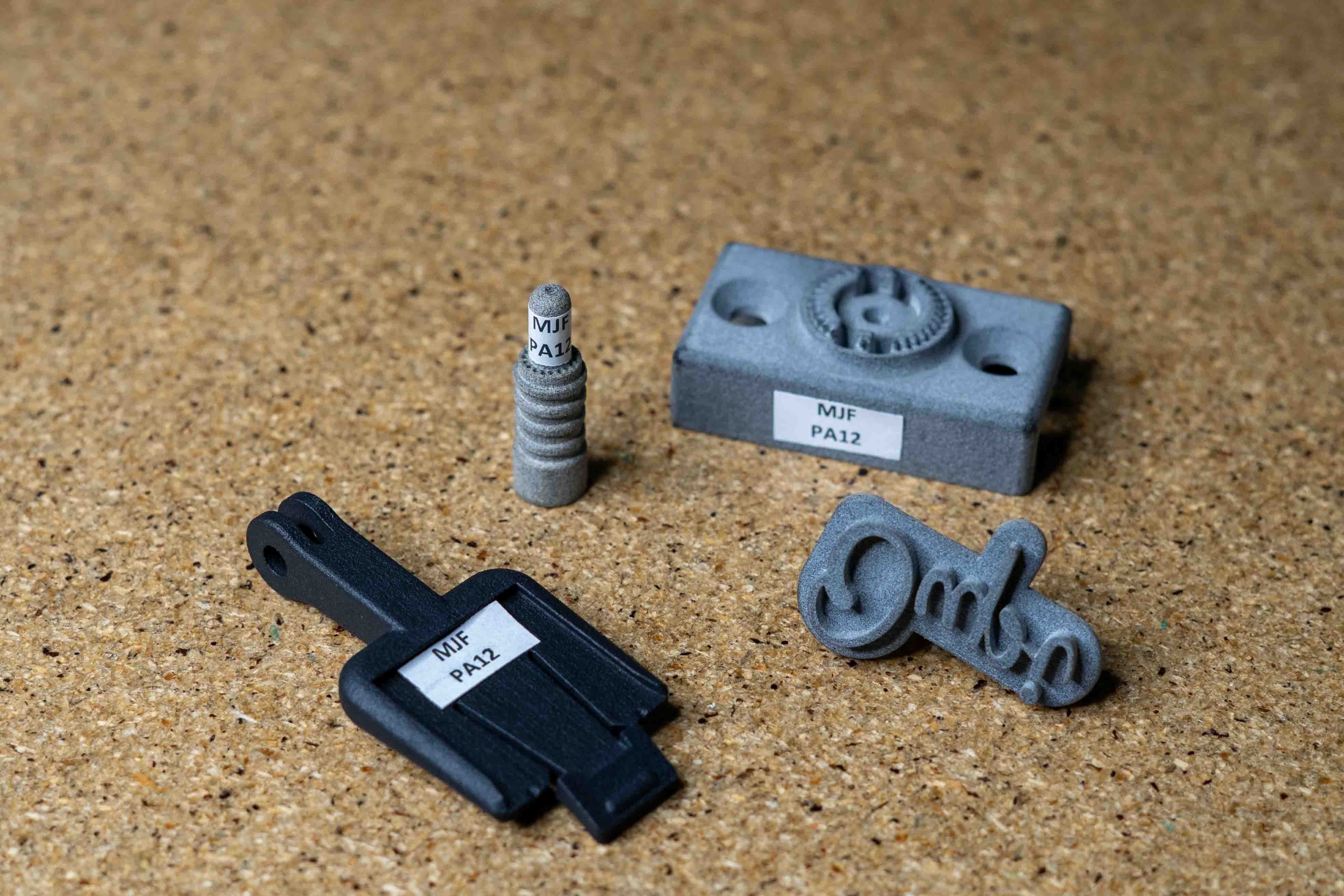 MJF Nylon PA12 3D printed parts