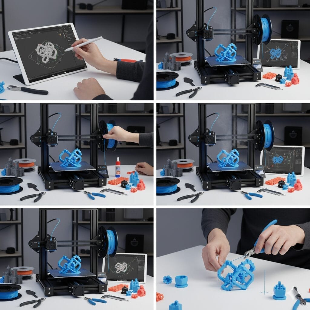 fdm 3d printing process